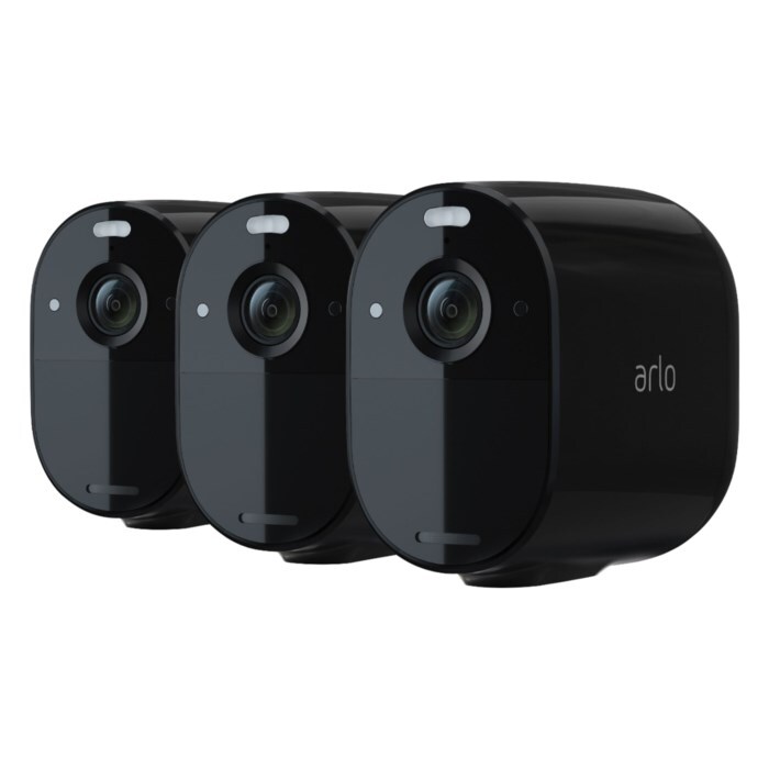 Arlo Essential Övervakningskamera 3-pack Svart