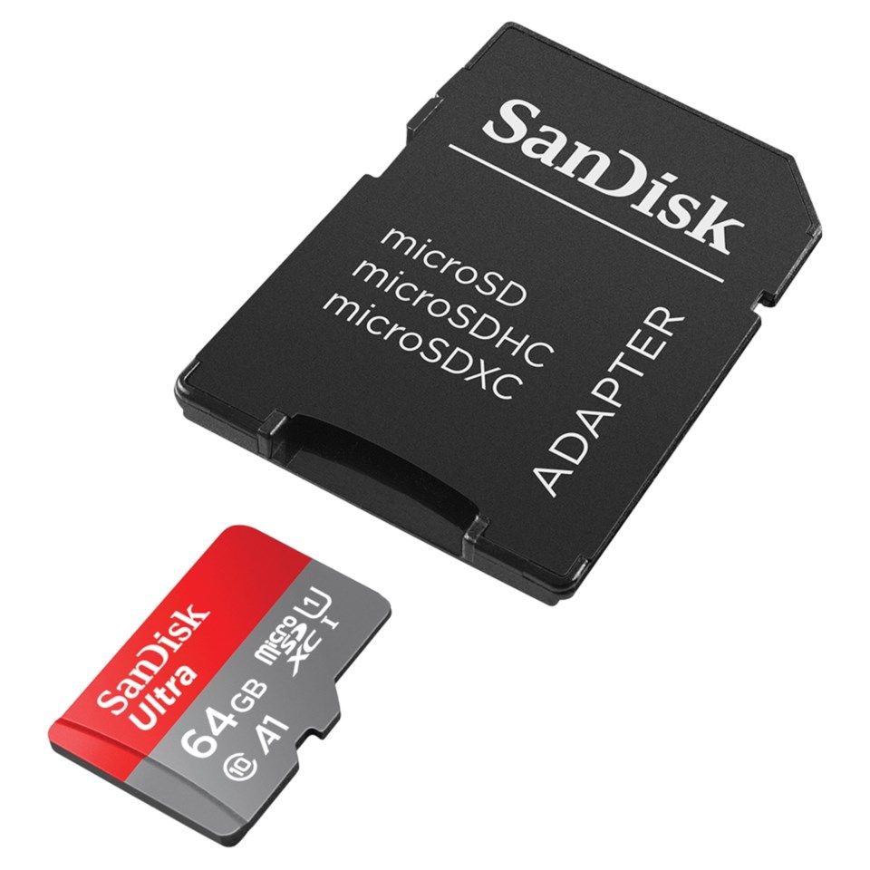 Sandisk Ultra+ Micro-SD-kort 64 GB