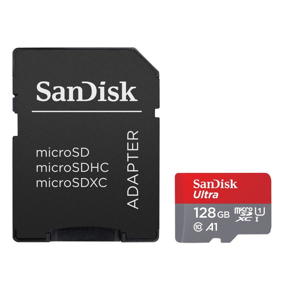 Sandisk Ultra+ Micro-SD-kort 128 GB