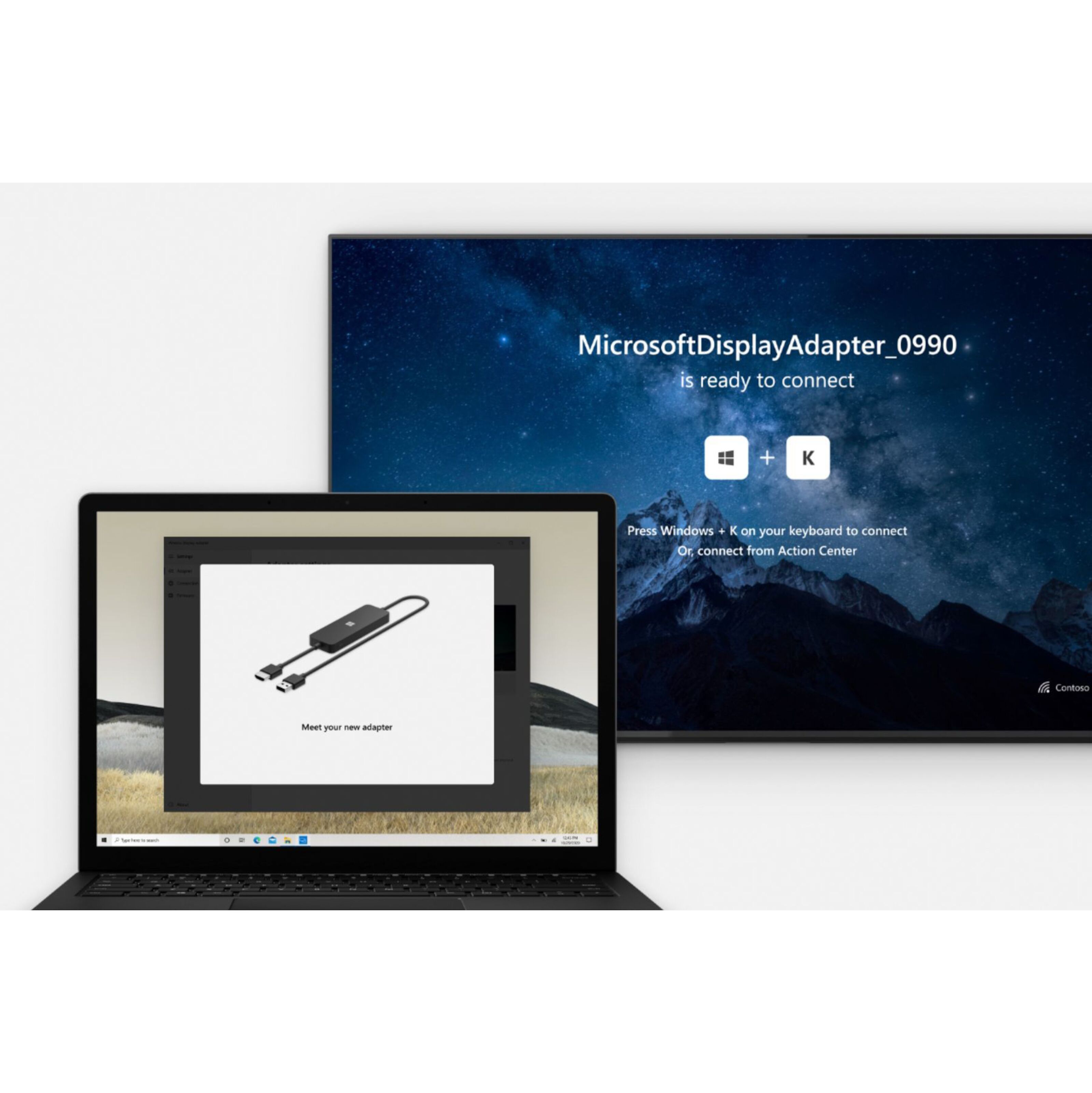Microsoft Wireless Display Adapter 4k Mediaspelare Kjell