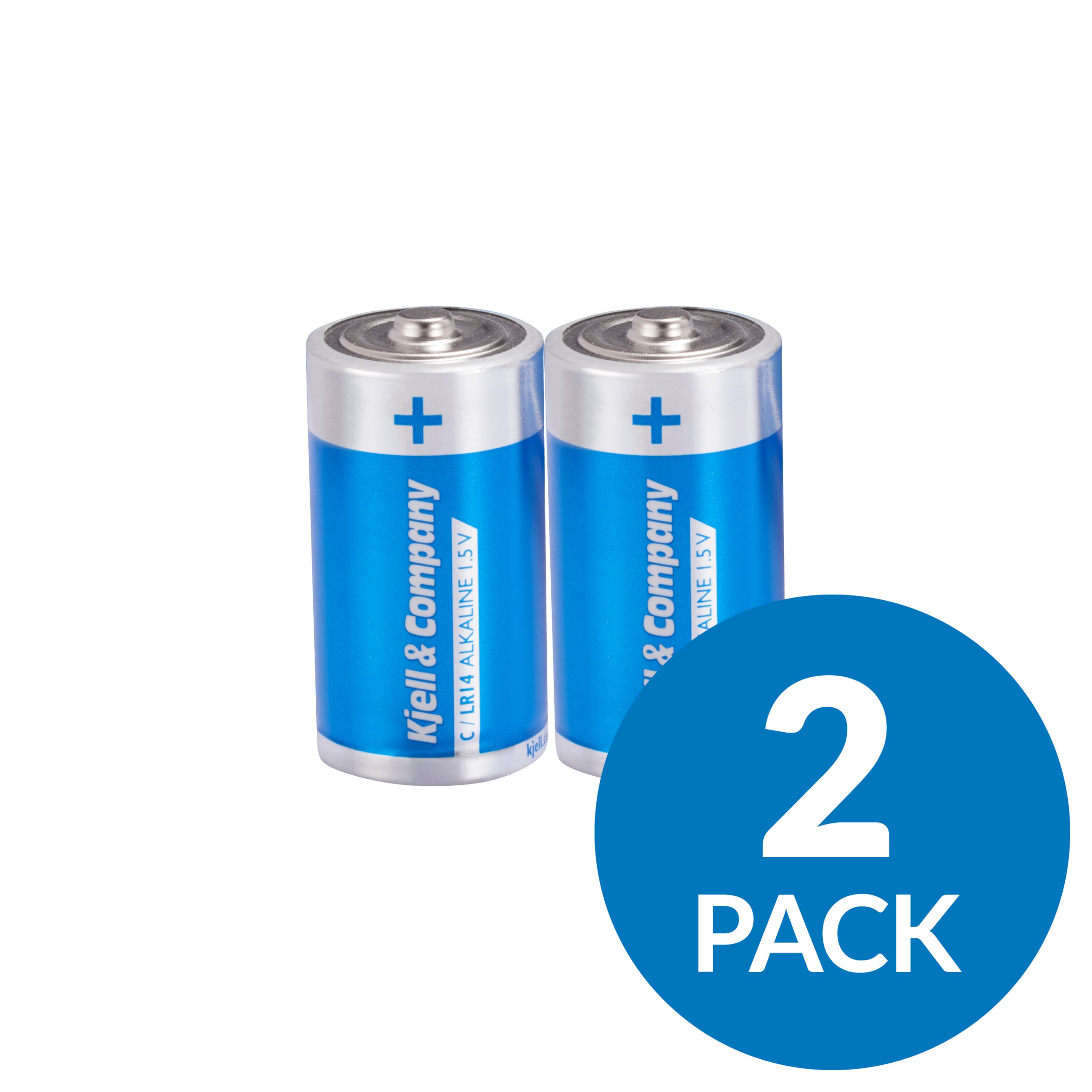 Kjell Company C Batterier Lr14 2 Pack Alkaliska Batterier Kjell Com