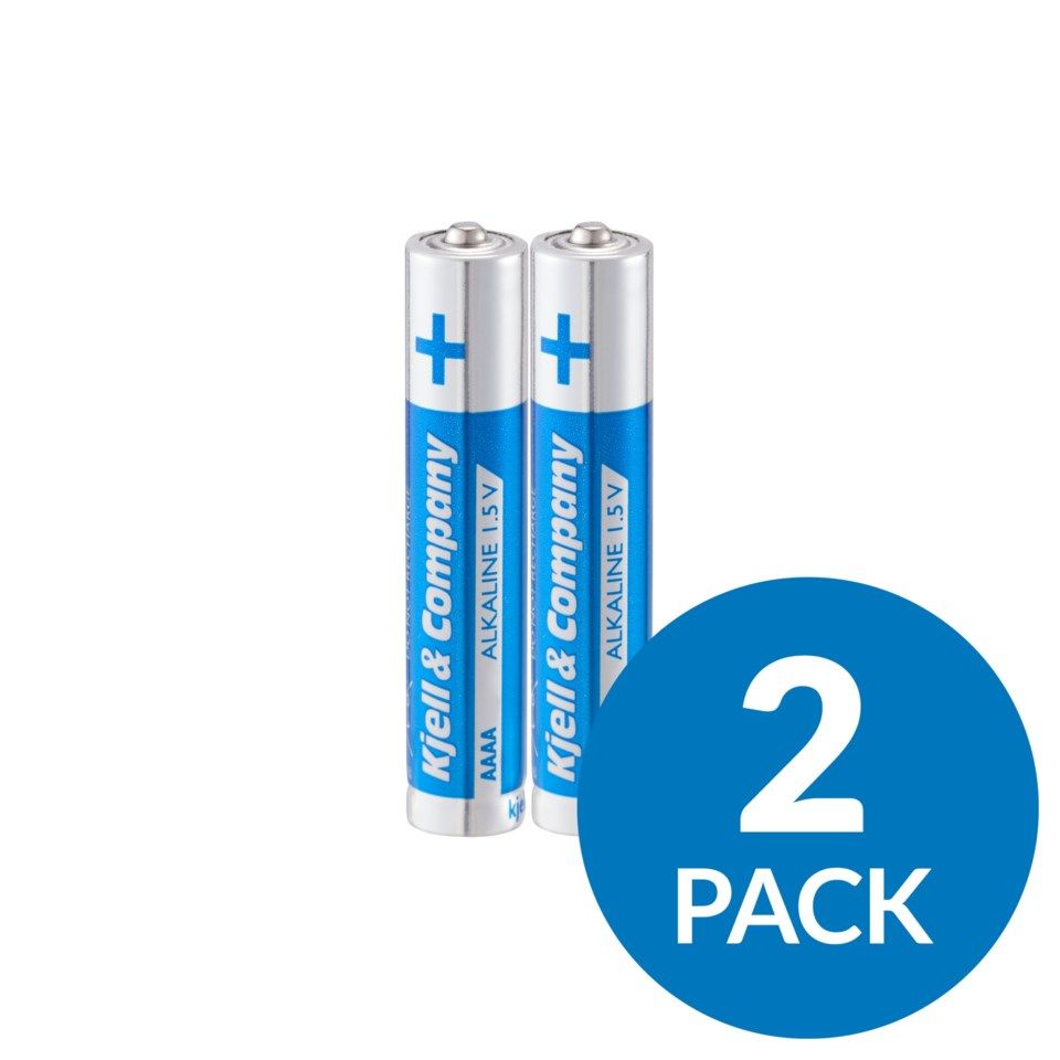forhold pille Seraph Kjell & Company AAAA-batterier (LR61) 2-pack - Alkaliska batterier |  Kjell.com