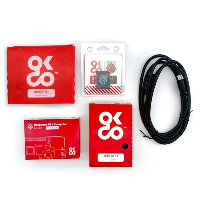 OKdo Raspberry Pi 4, 2 GB Kit