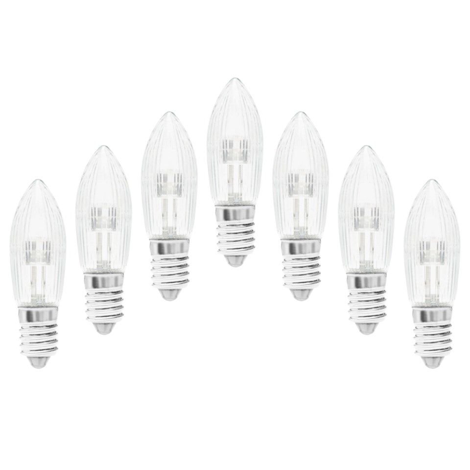 Ledsavers Reservlampa LED E10 10-55 V 7-pack