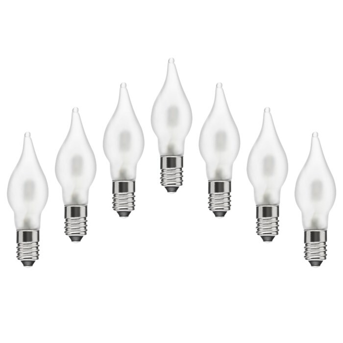 Ledsavers Frostad Reservlampa till Adventsljusstakar LED 7-pack