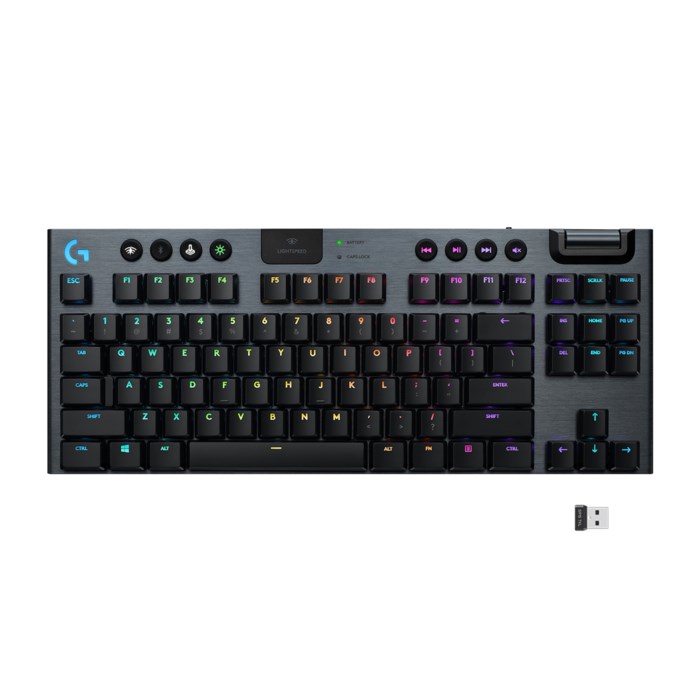 Logitech G 915 TKL Mekaniskt tangentbord GL Tactile Svart