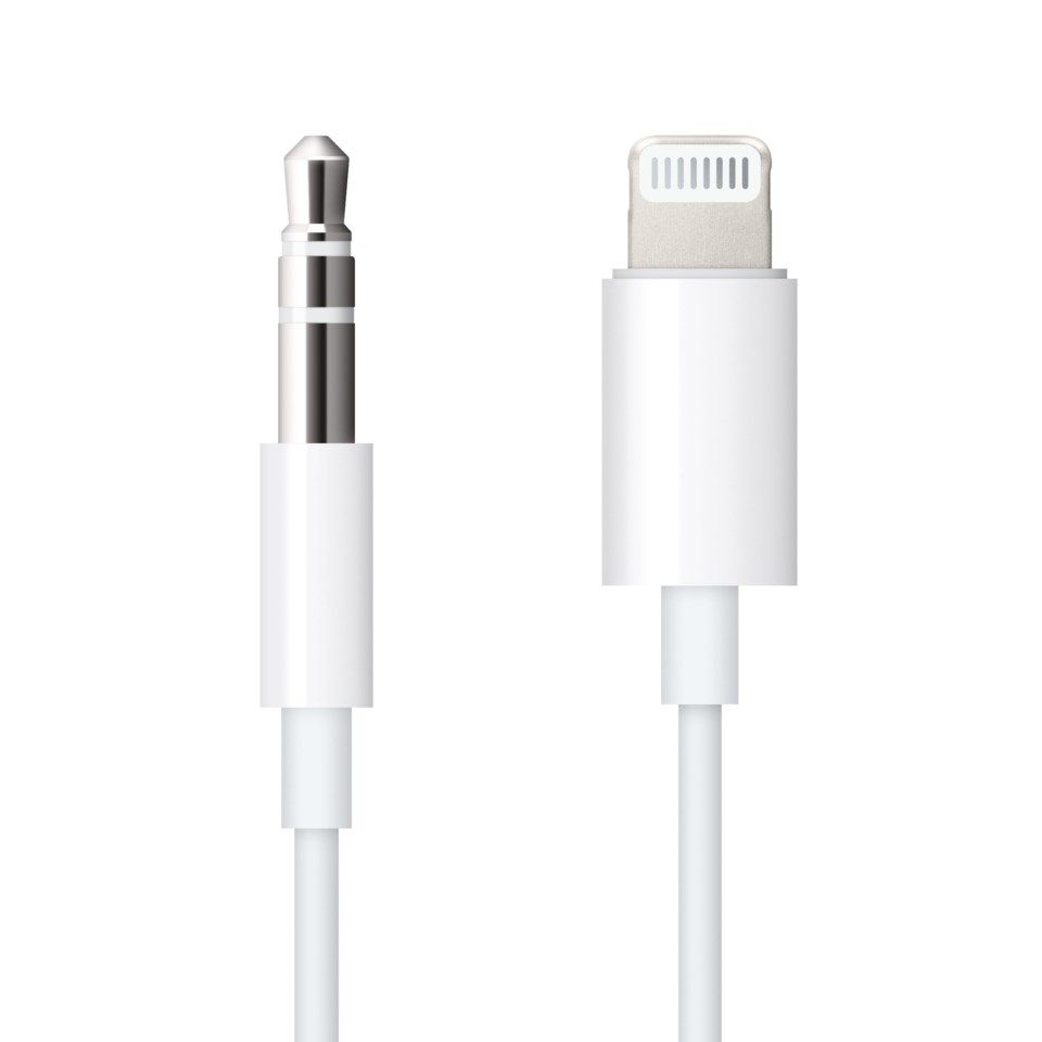 Apple Lightning til 3,5 mm-kabel 1,2 m