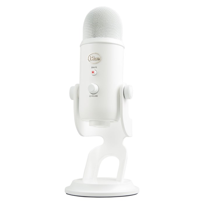 Logitech C Blue Yeti USB-stereomikrofon Vit