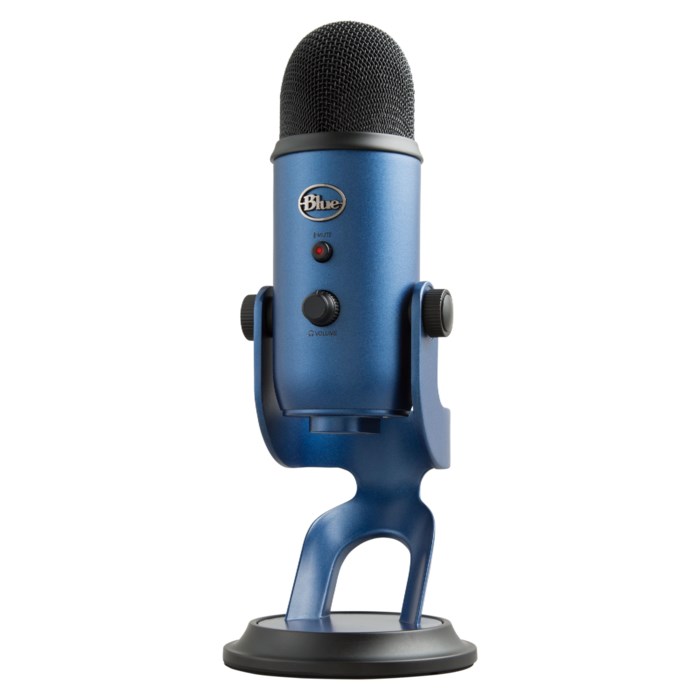 Logitech C Blue Yeti USB-stereomikrofon Blå