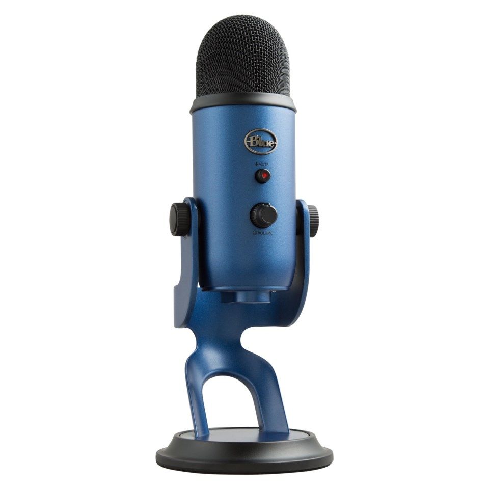 Logitech C Blue Yeti USB-stereomikrofon Blå