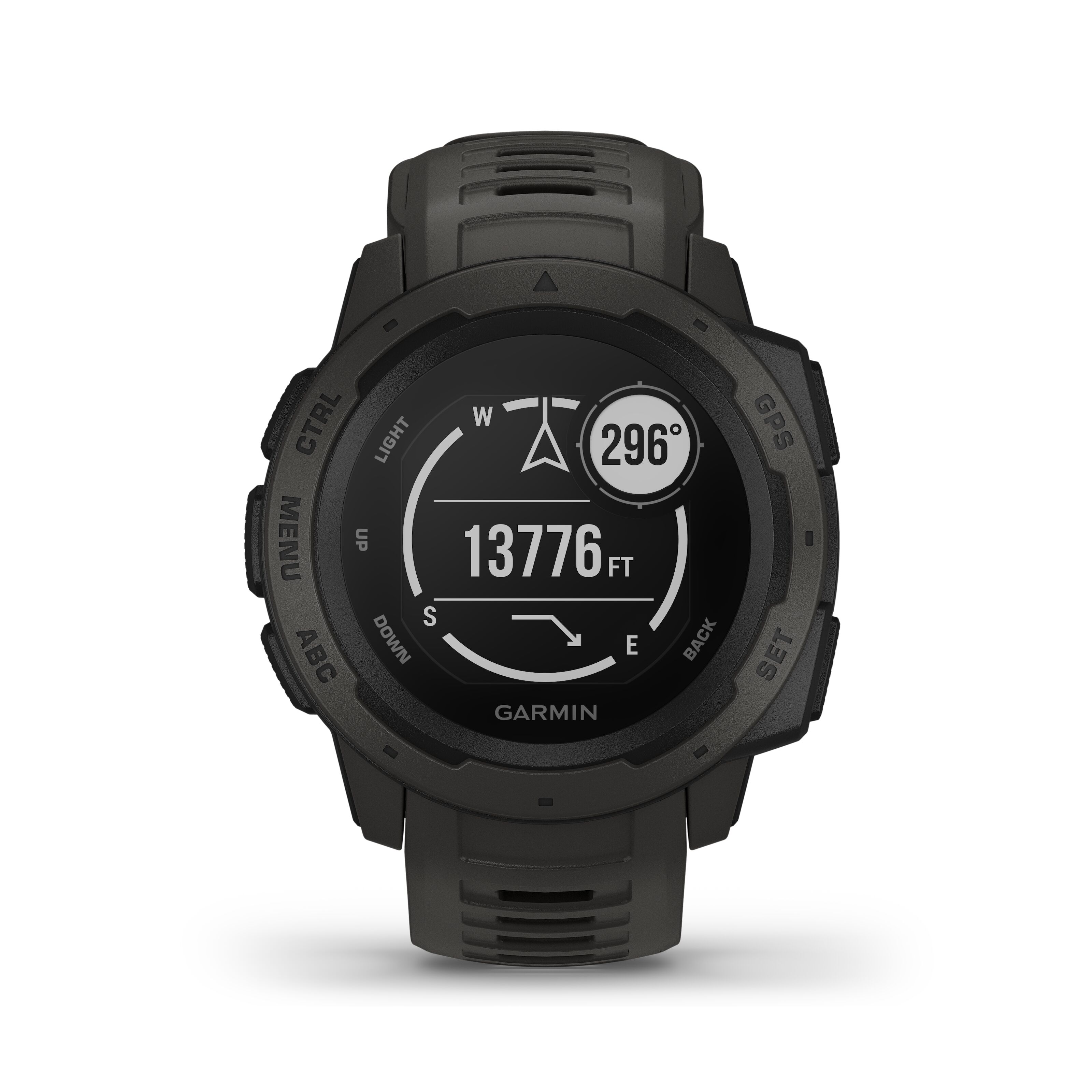 Garmin Instinct GPS-klocka med pulsmätning Graphite