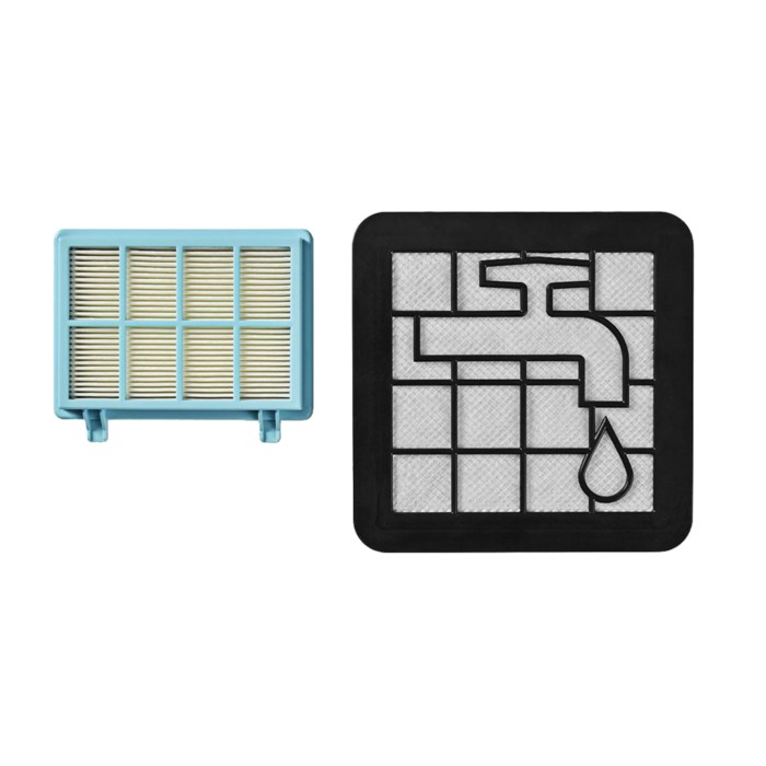 HEPA Filter Set | Erstatning for: Philips | HEPA Filter & Motor Filter | H13