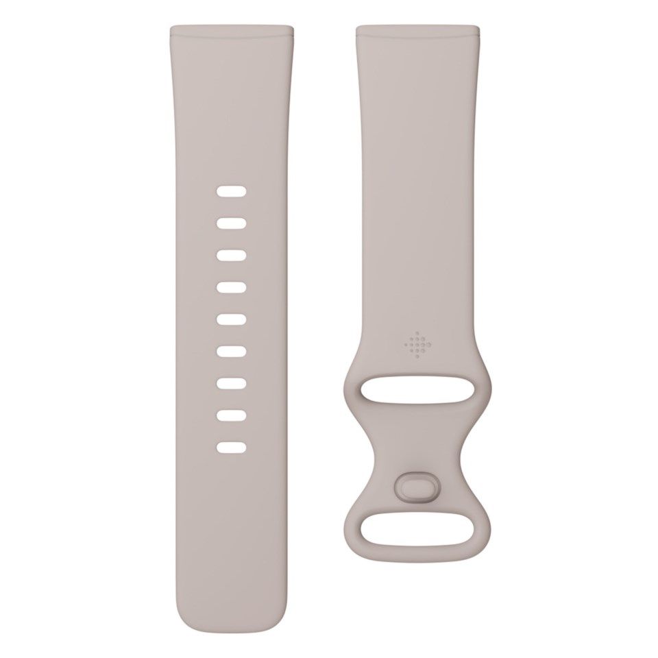 Fitbit Sense & Versa 3 Armbånd - Hvitt L