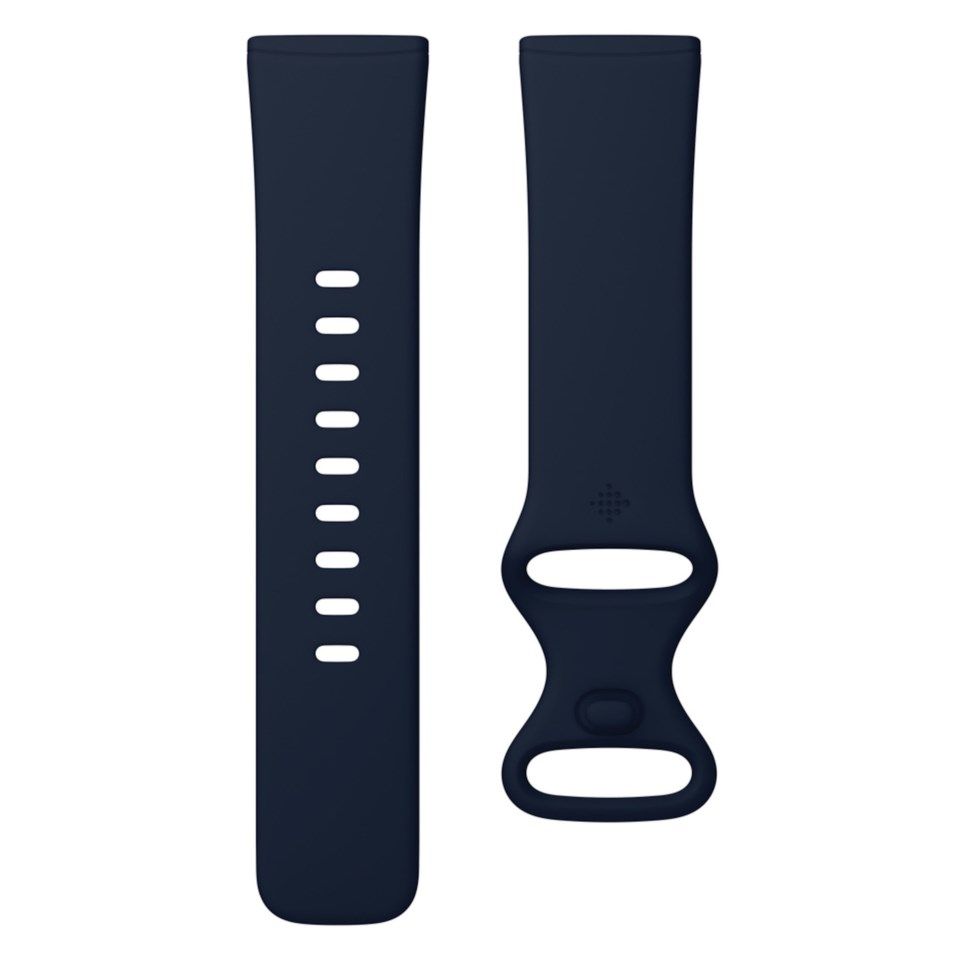 Fitbit Sense, Sense 2, Versa 3 & Versa 4 Armbånd - Mörkblå S