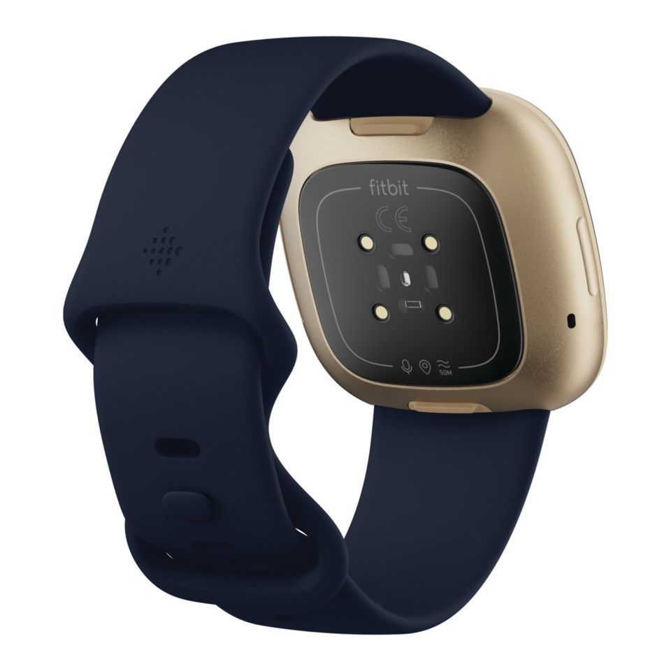 Fitbit Versa 3 Smartklokke Blå/Gull