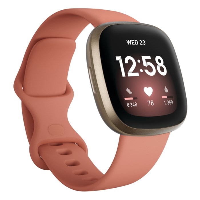 Fitbit Versa 3 Smartklocka Rosa/Guld