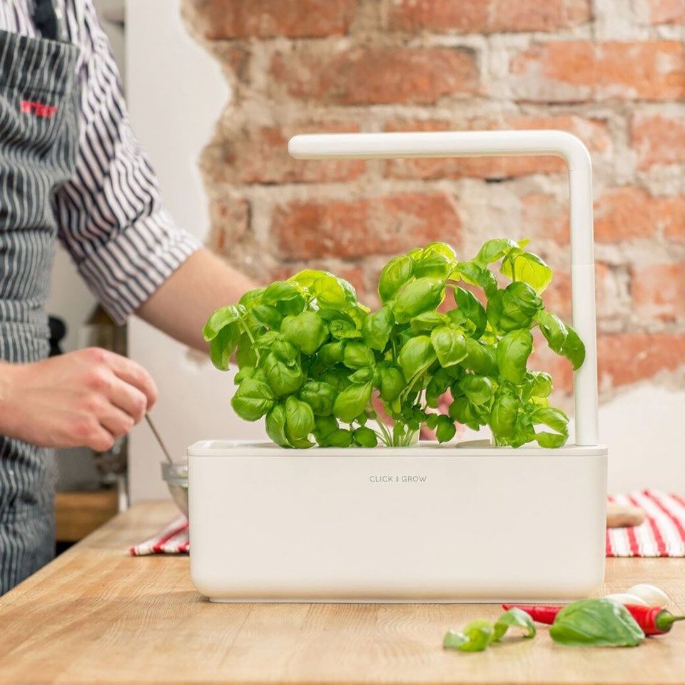 Click and Grow Smart Garden 3 Startpakke Hvit