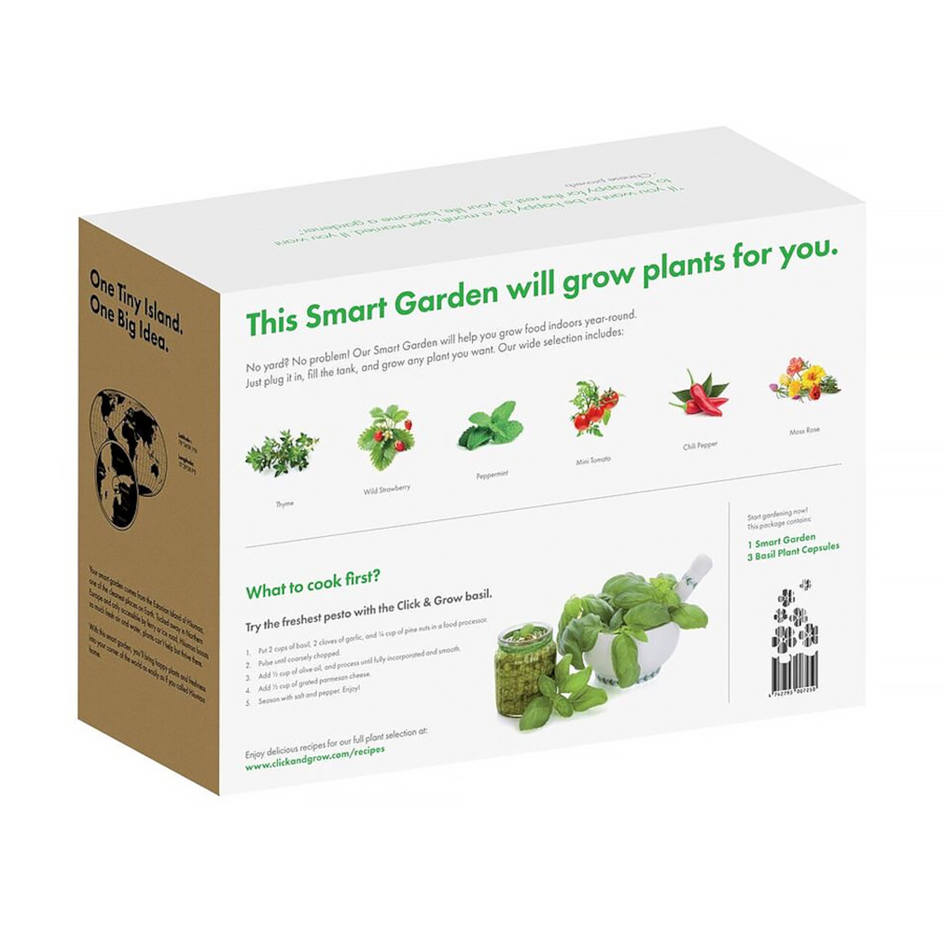 Click And Grow Smart Garden 3 Startpaket Smart Garden System Kjell Com
