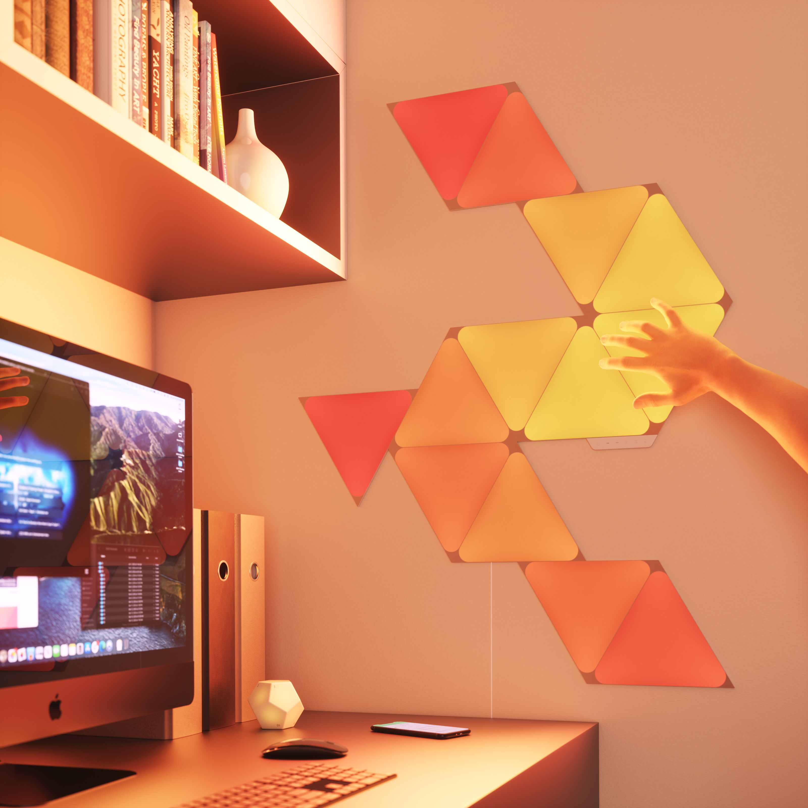 Nanoleaf Shapes Triangles Startpakke Homekit