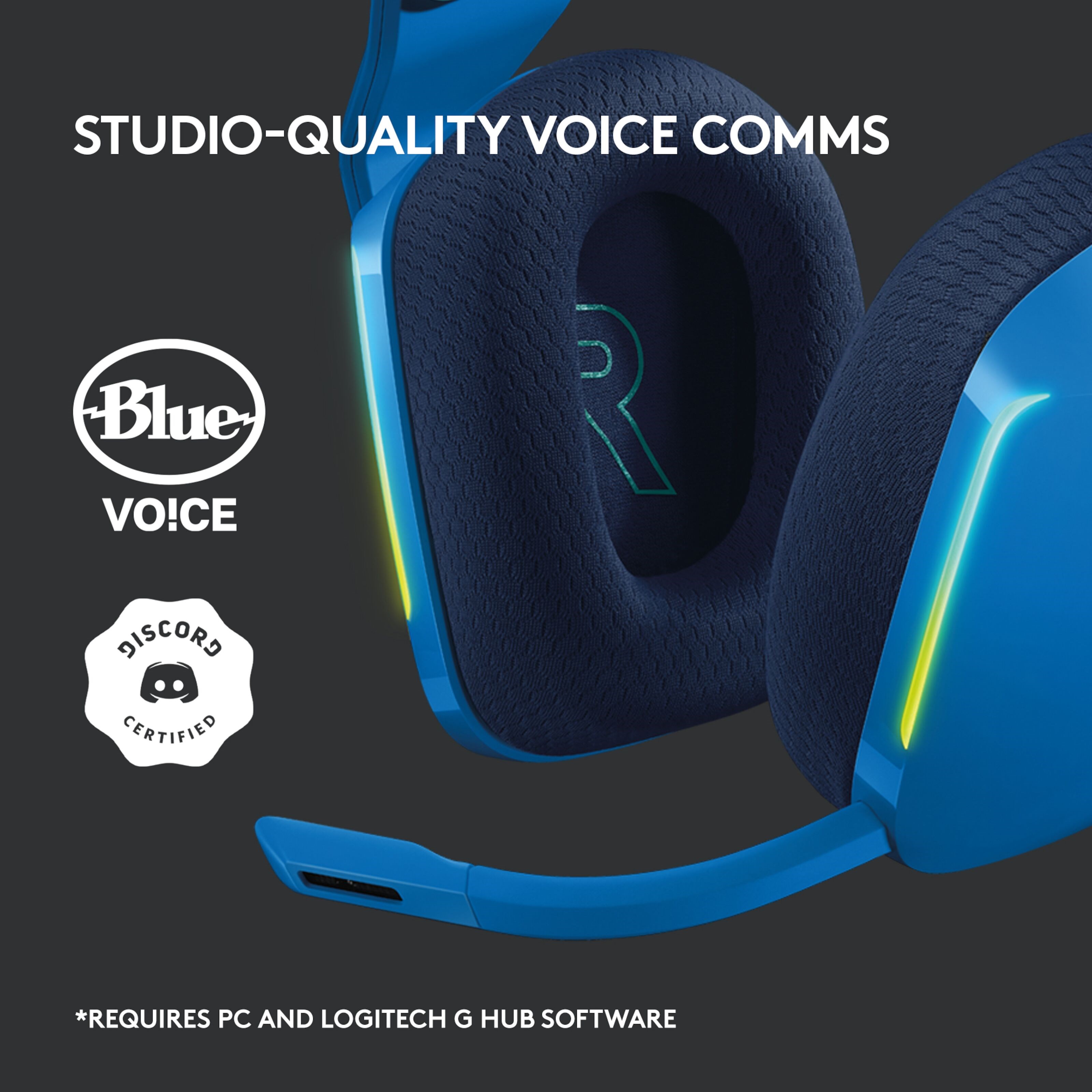 Logitech G 733 Lightspeed Tradlost Gaming Headset Gaming Headsets Kjell Com
