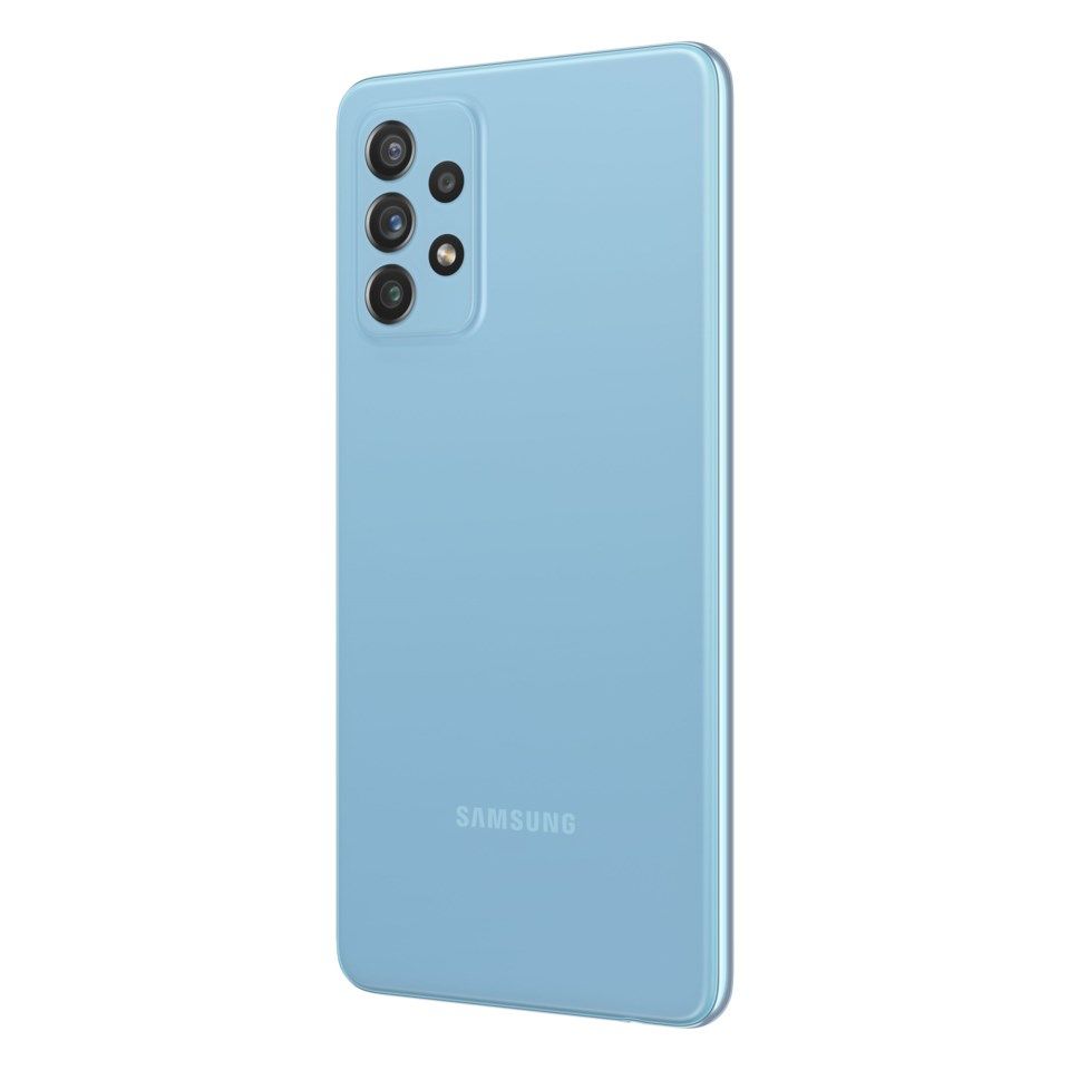 Samsung Galaxy A72 LTE Mobiltelefon 128 GB Blå