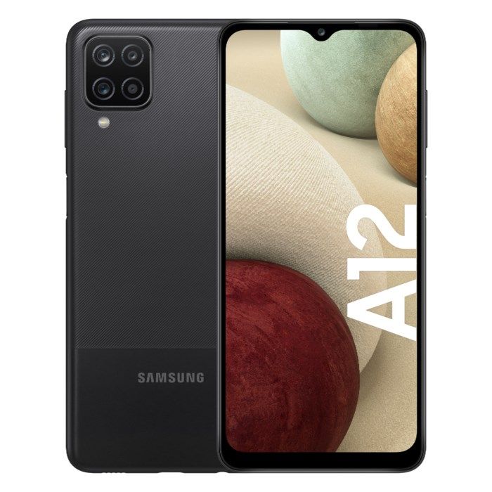 Samsung Galaxy A12 Mobiltelefon 64 GB Svart