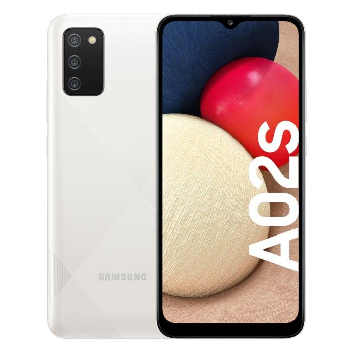 Samsung Galaxy A02s Mobiltelefon 32 GB Vit