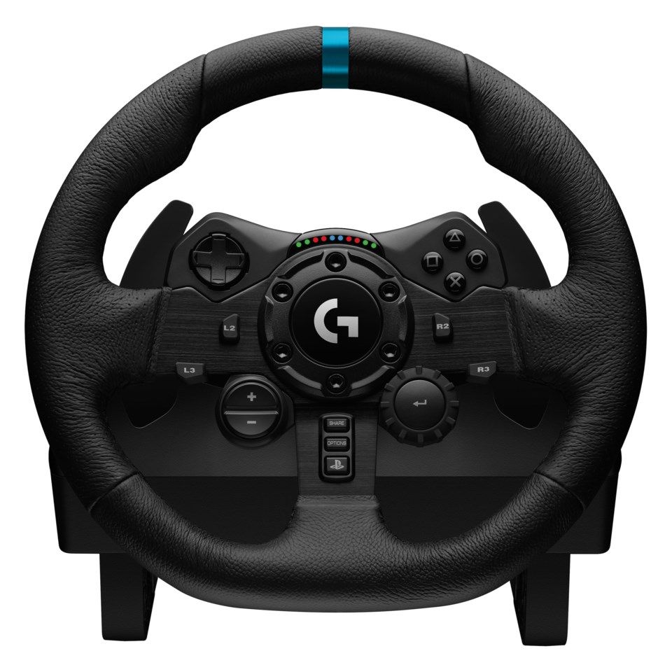 Spekulerer brysomme tøffel Logitech G 923 Driving Force Ratt till Playstation och PC - Ratt och  pedaler | Kjell.com