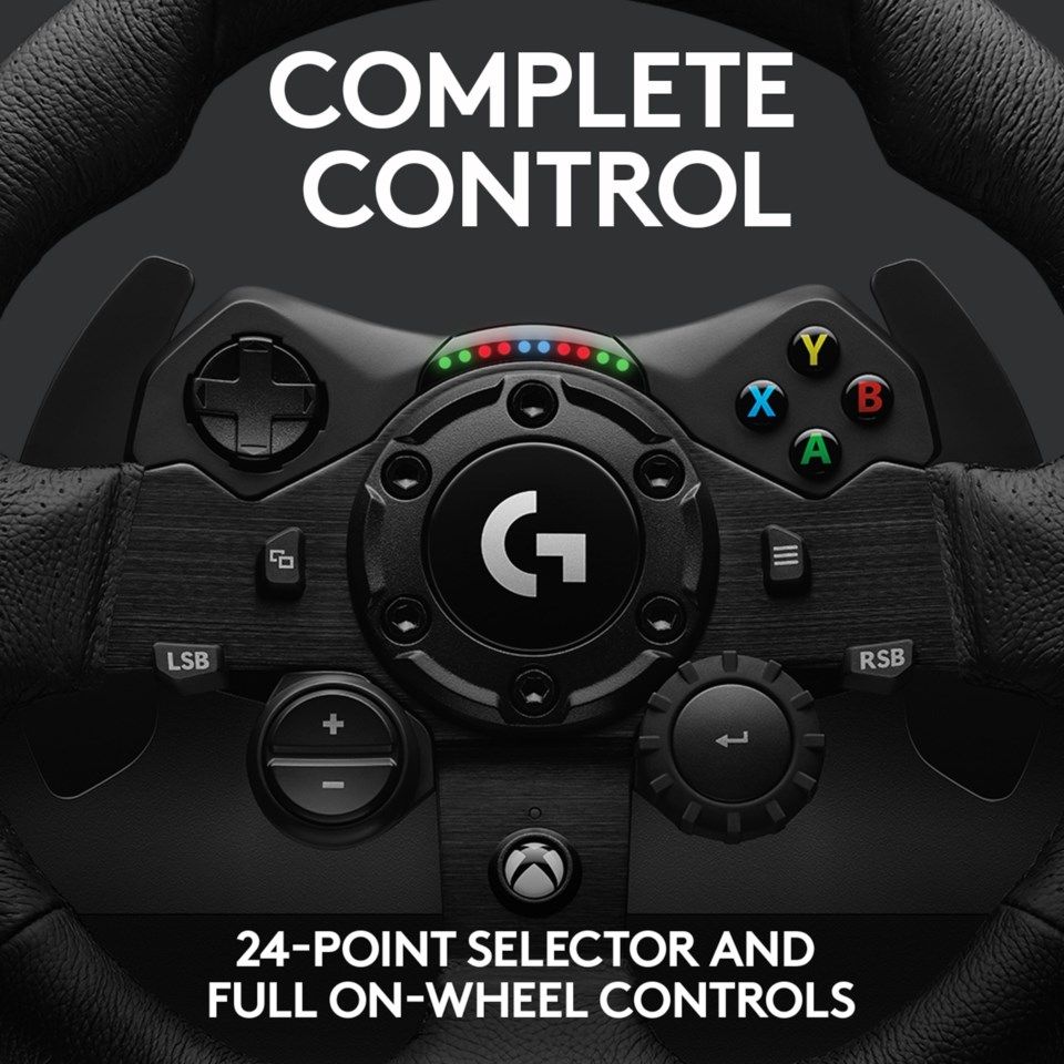 Logitech G 923 Driving Force Ratt til Xbox og PC