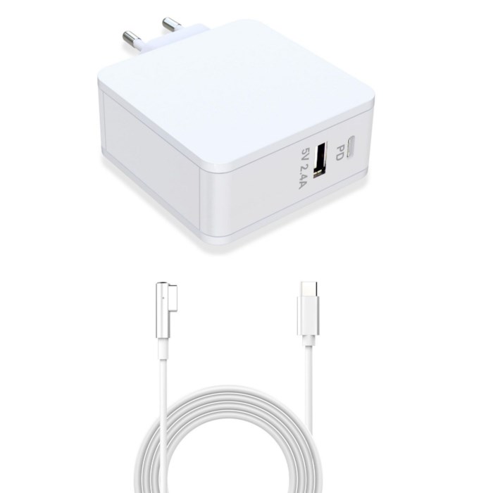 Magsafe 1-lader med USB-C 90 W