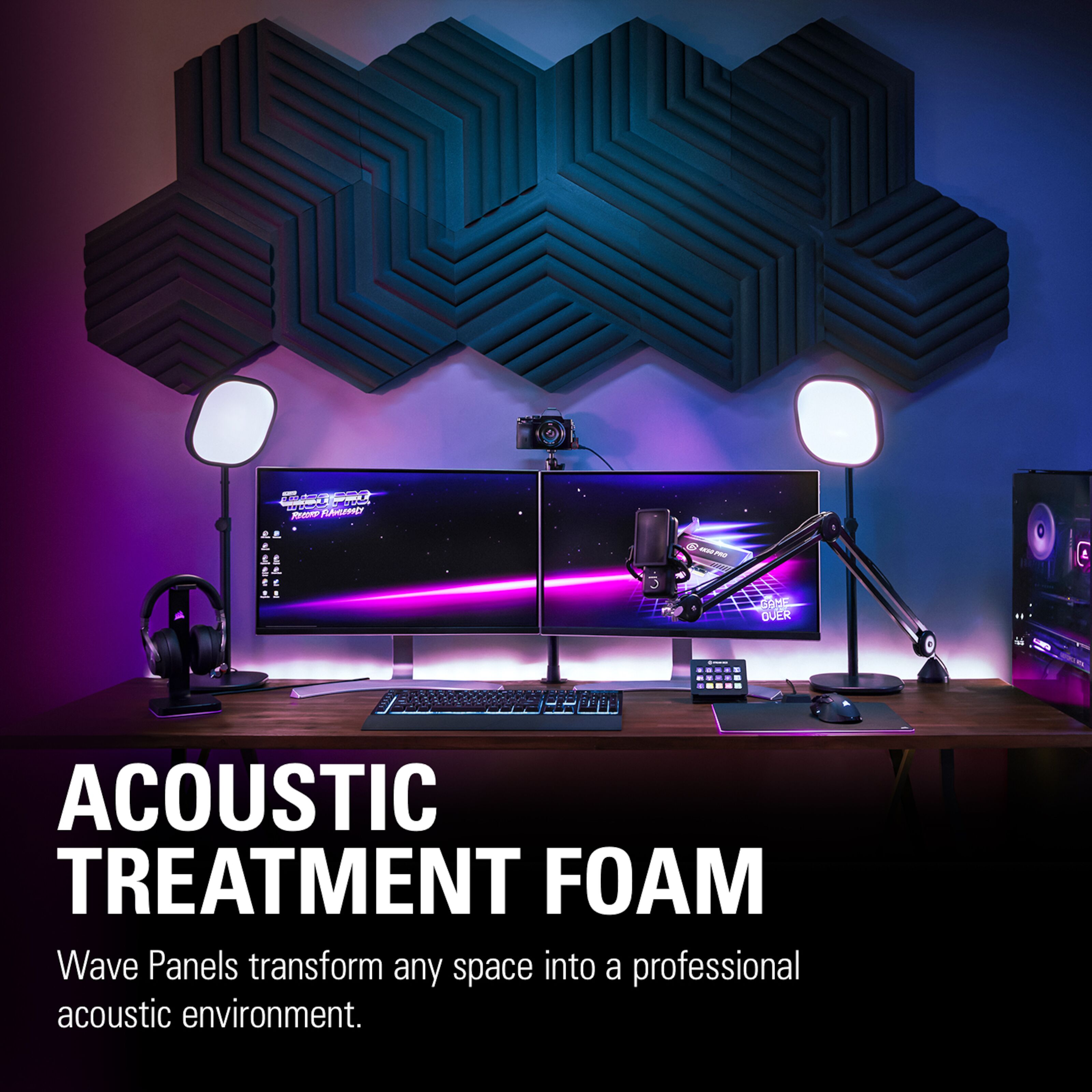 Elgato Wave Noise ReductionPanels Startpaket Streamingtillbehör