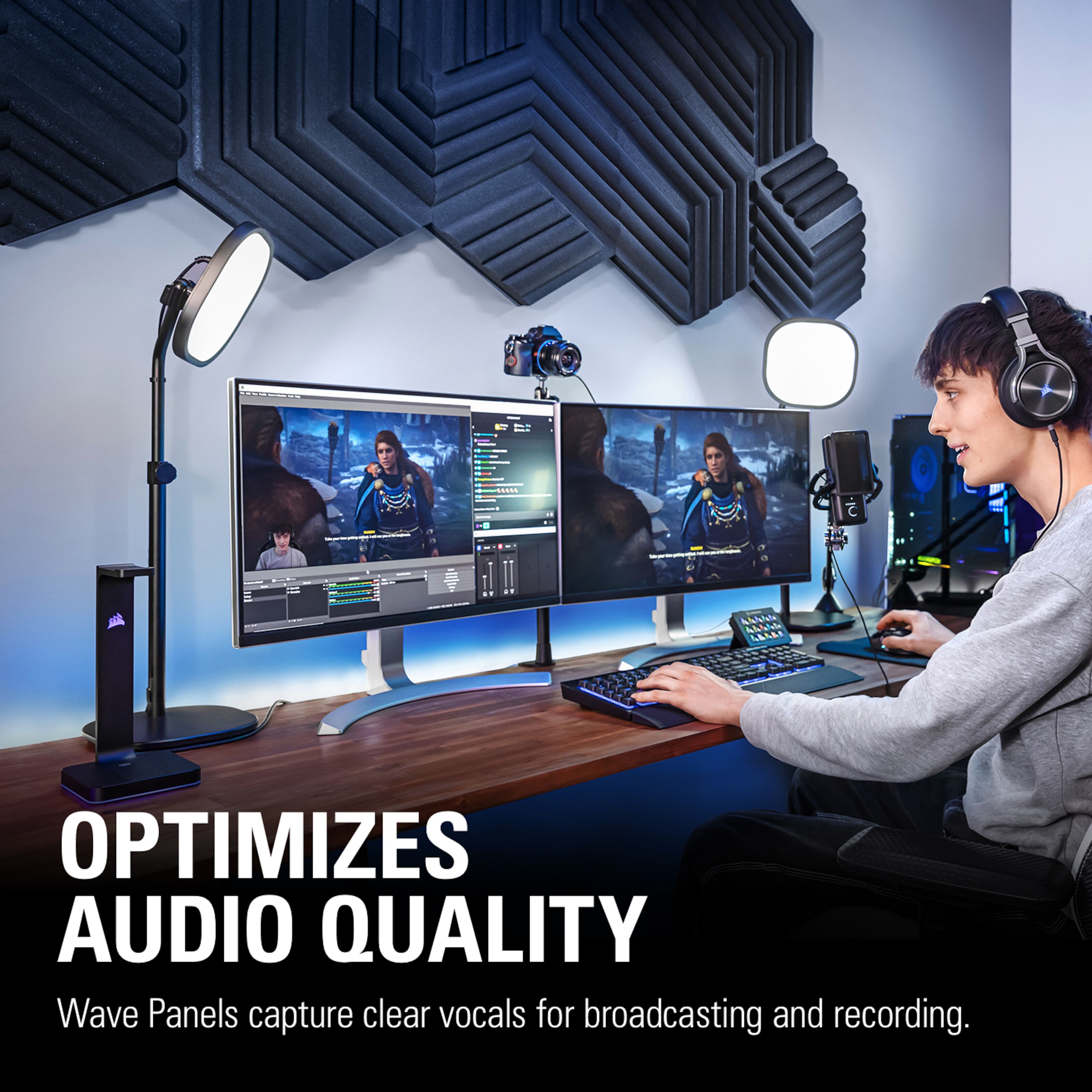 Elgato Wave Noise ReductionPanels Startpaket Streamingtillbehör