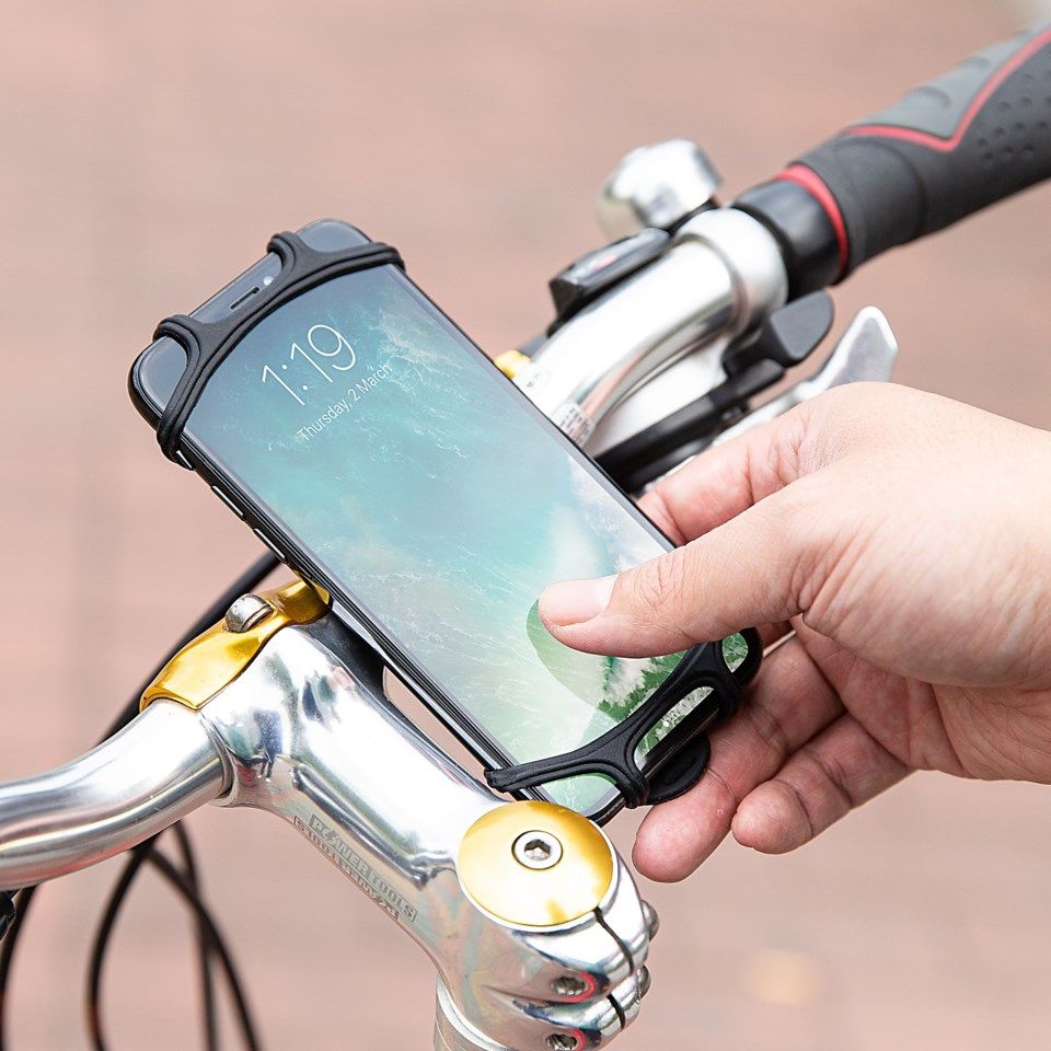 Linocell Mobilhållare i silikon för cykel