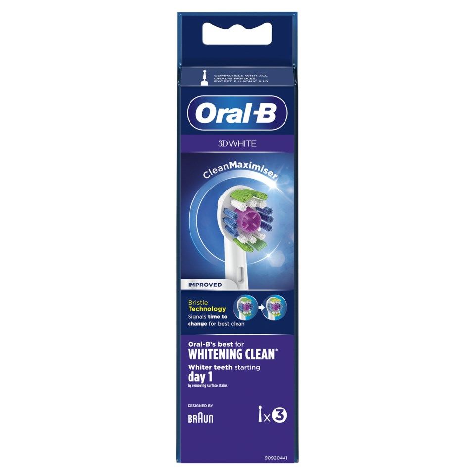Oral-B 3D White Tandborsthuvud 3-pack