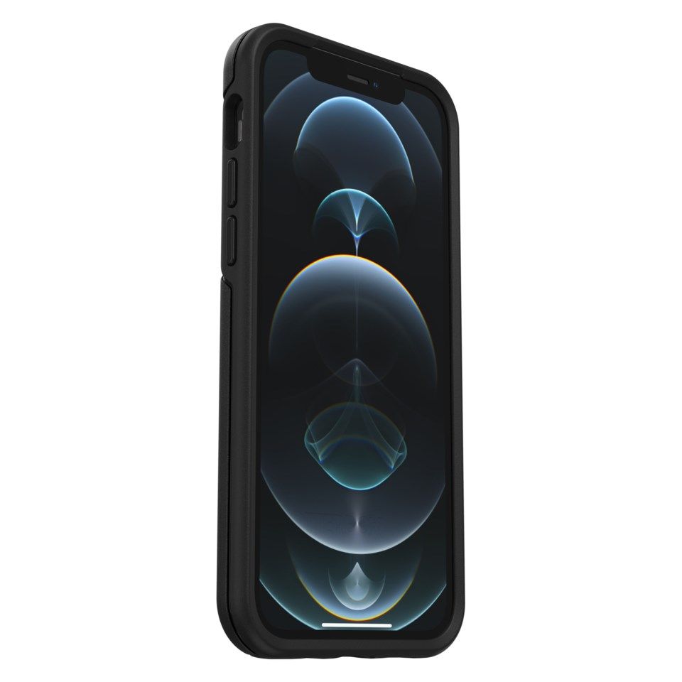 Otterbox Symmetry Tåligt skal för iPhone 12 och 12 Pro Svart