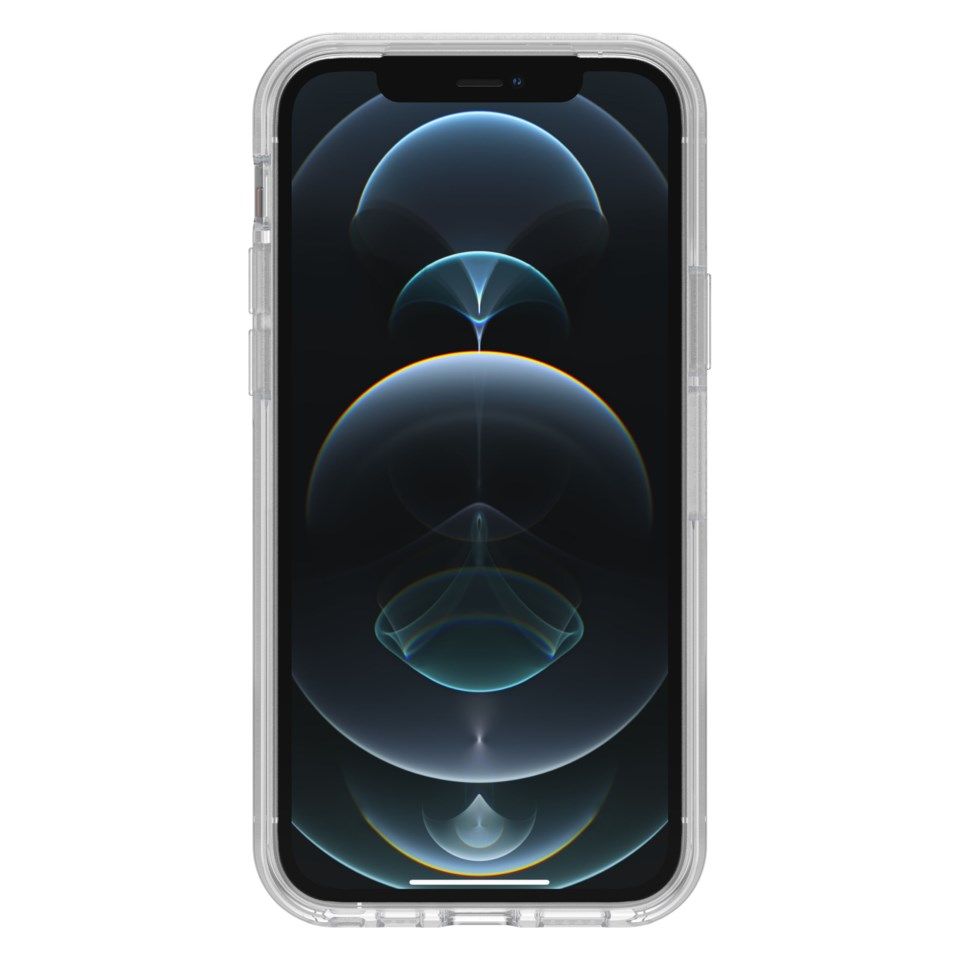 Otterbox Symmetry Robust deksel for iPhone 12 og 12 Pro Gjenomsiktlig