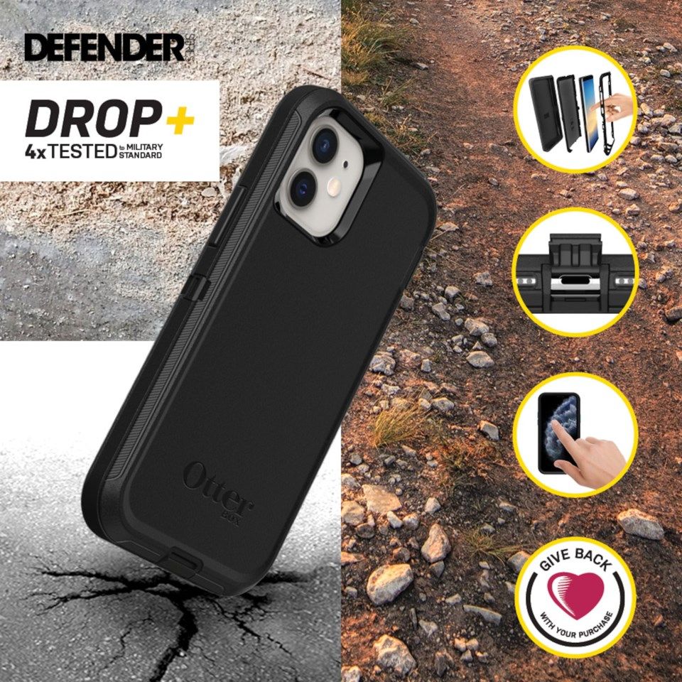 Otterbox Defender Tåligt skal för iPhone 12 Mini