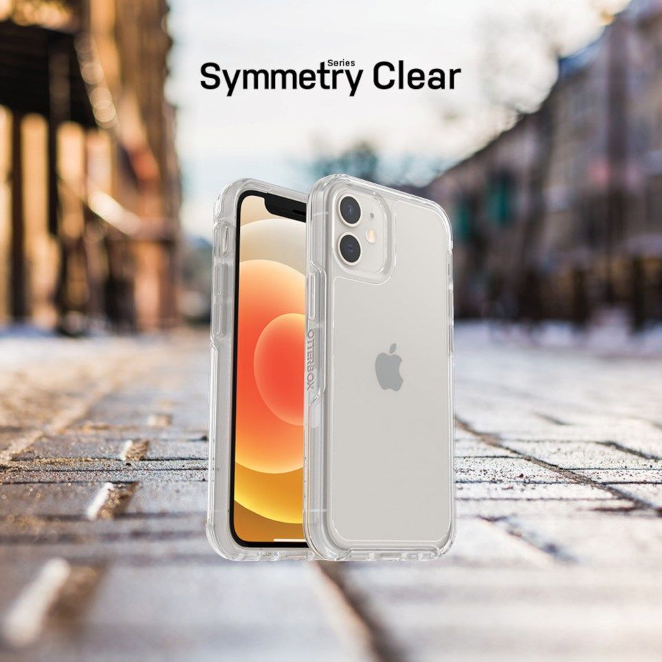Otterbox Symmetry Tåligt skal för iPhone 12 Mini Klar
