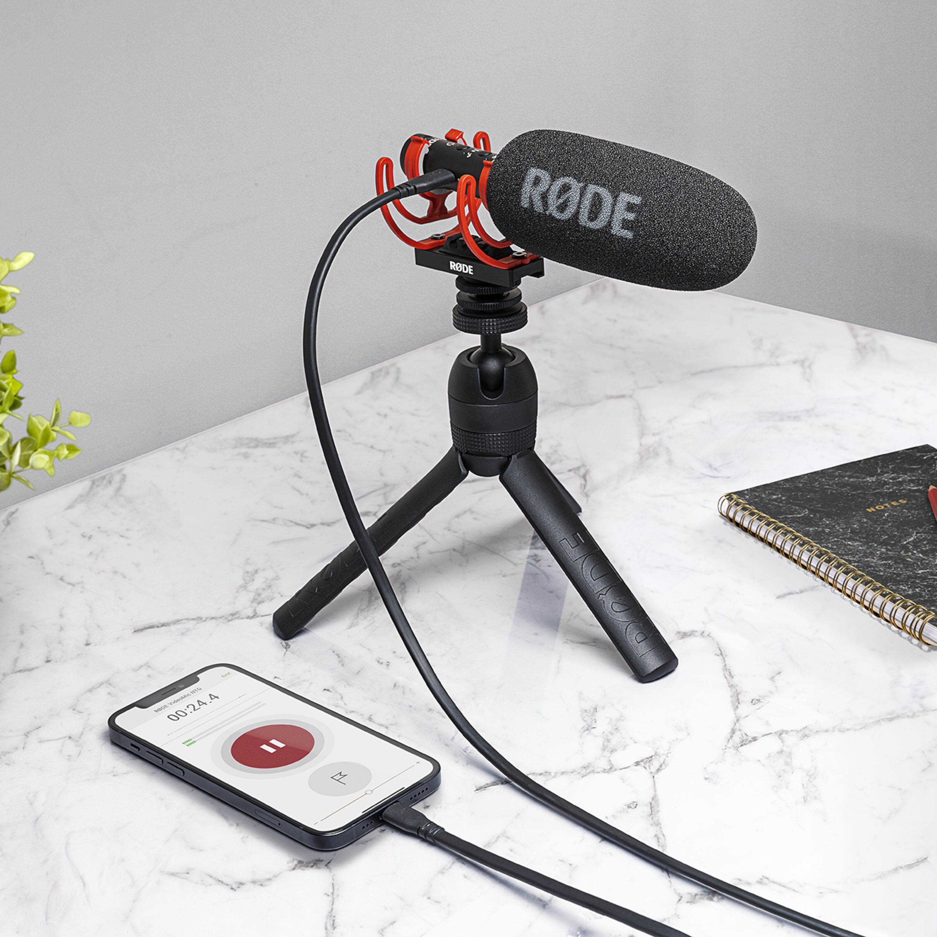 Rode SC19 Lightning till USBCkabel 1,5 m Ljudinspelning