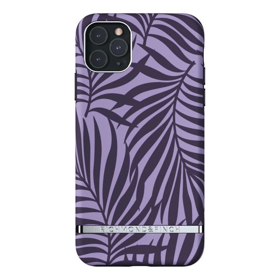 Richmond & Finch Purple Palm Mobilskal för iPhone 11 Pro Max