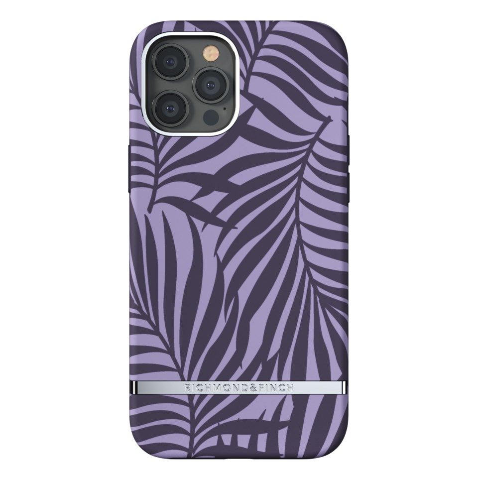 Richmond & Finch Purple Palm Mobilskal för iPhone 12 Pro Max