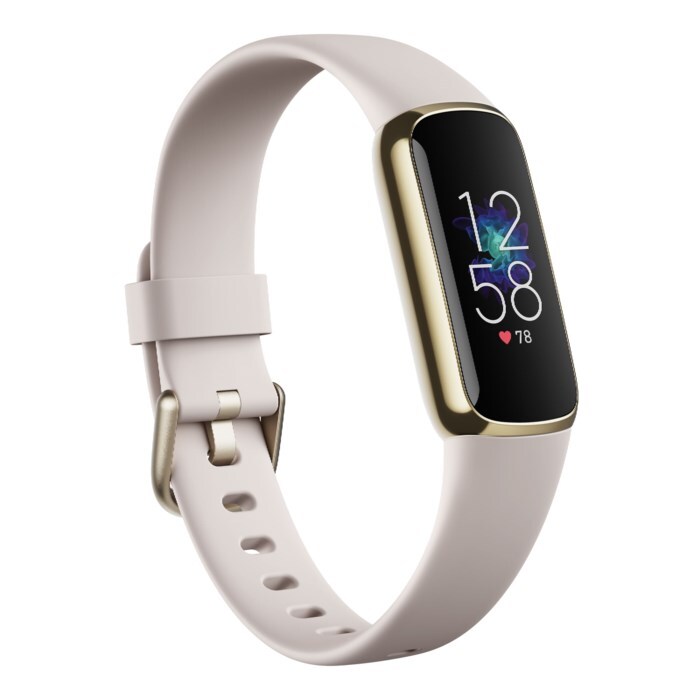 Fitbit Luxe Aktivitetsarmbånd Gull/Hvit