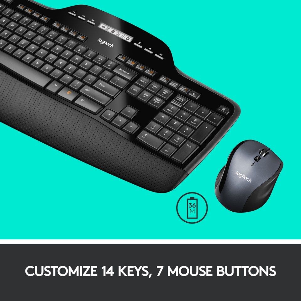 Logitech MK710 Trådløst tastatur og mus