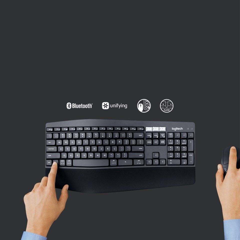 Logitech MK850 Trådløst tastatur og mus