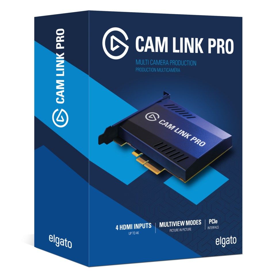 Elgato Cam Link Pro Kameraadapter - Streaming-tilbehor | Kjell.com