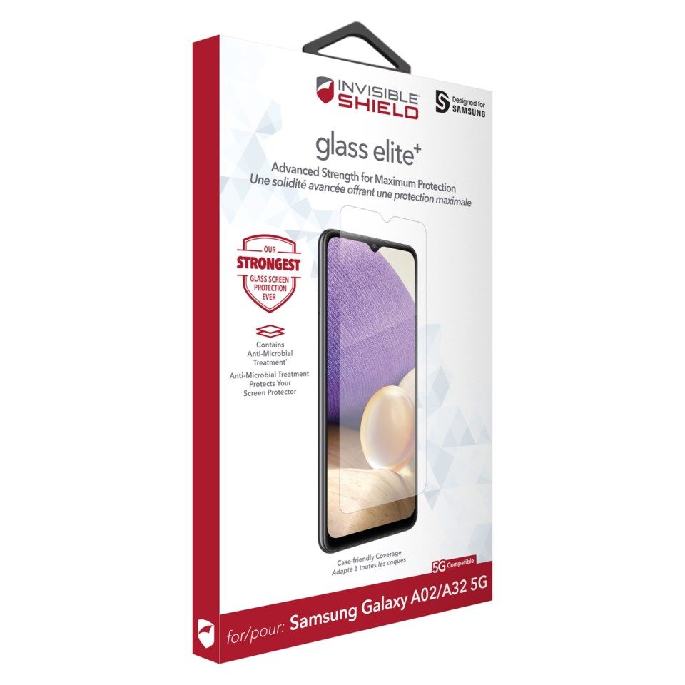 Invisible Shield Glass Elite + Skjermbeskytter for Galaxy A32 5G