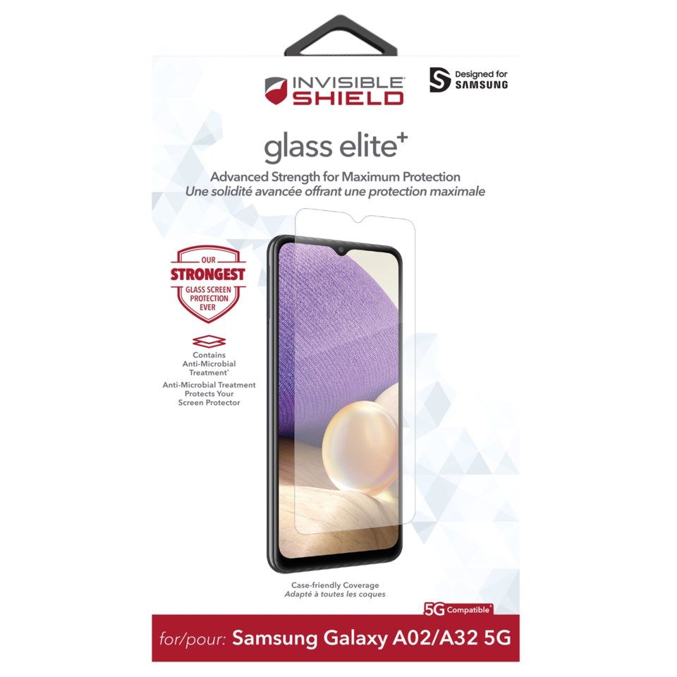Invisible Shield Glass Elite + Skärmskydd för Galaxy A32 5G