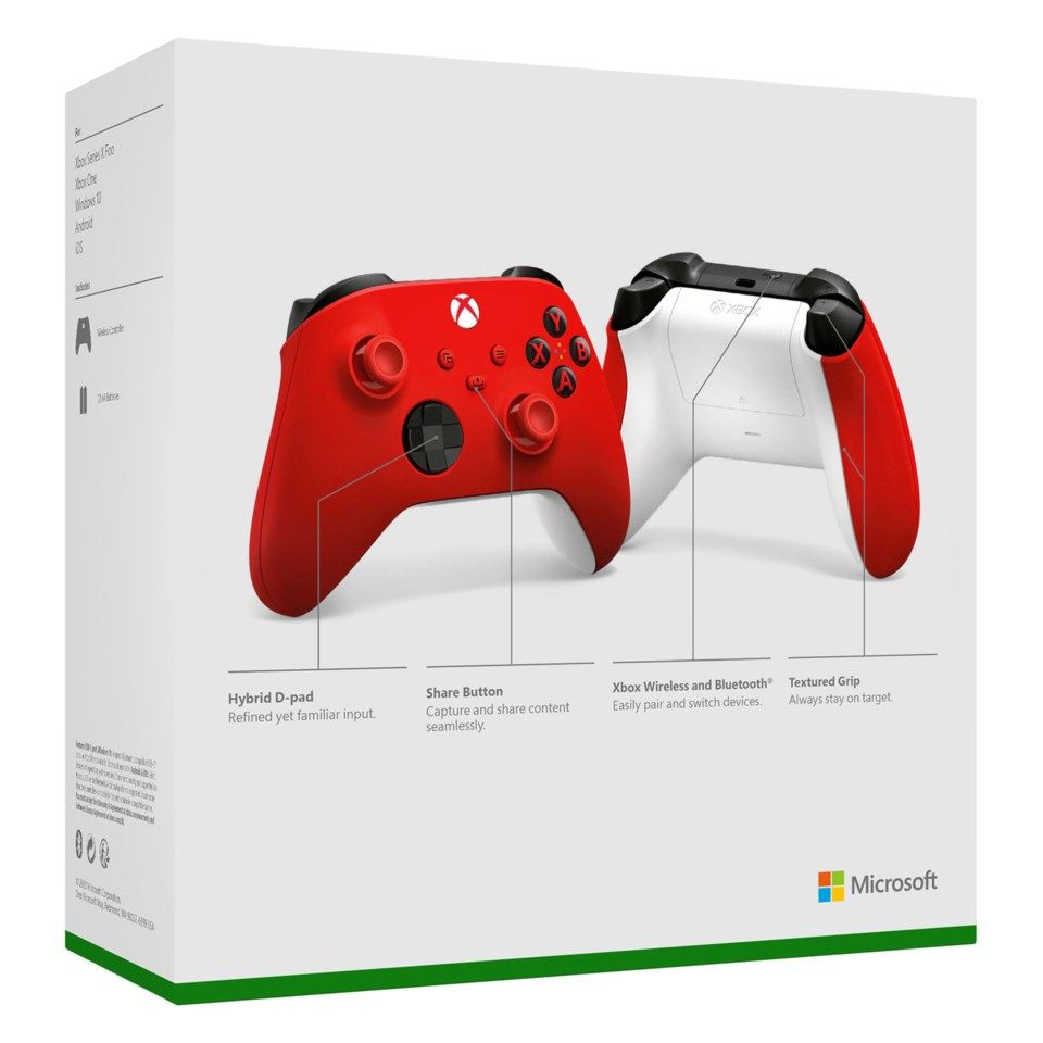 Xbox Trådløs håndkontroller Rød