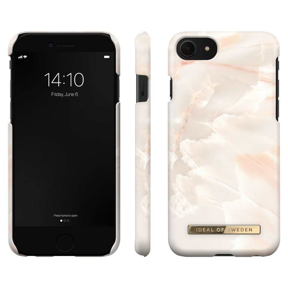 IDEAL OF SWEDEN Mobilskal för iPhone 6-8 och SE 2020 Rose Pearl Marble