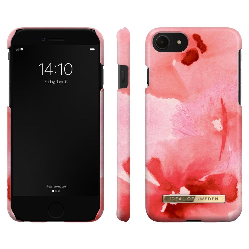 IDEAL OF SWEDEN Mobilskal för iPhone 6-8 och SE 2020/2022 Coral Blush Floral